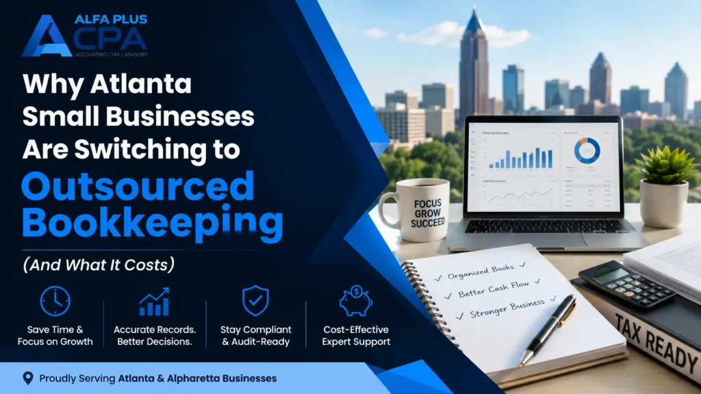 Why Atlanta Small Businesses Are Switching to Outsourced Bookkeeping (And What It Costs)