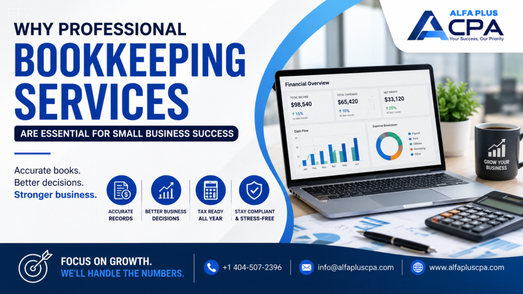 Professional bookkeeping services for small businesses